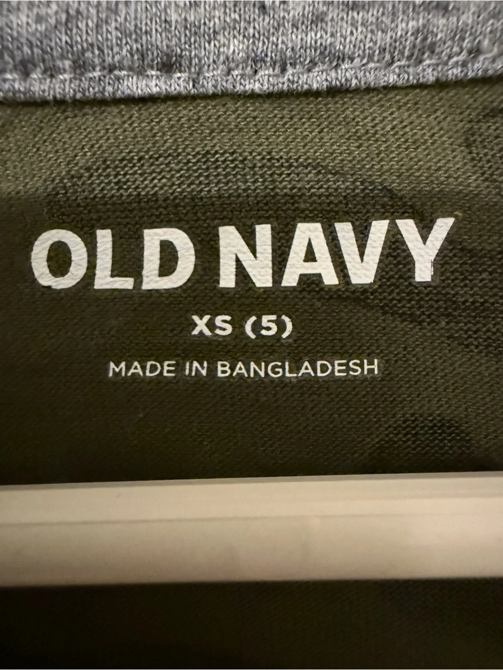 Old Navy Long-Sleeve Tee Trio - Olive, Navy & Camo Green